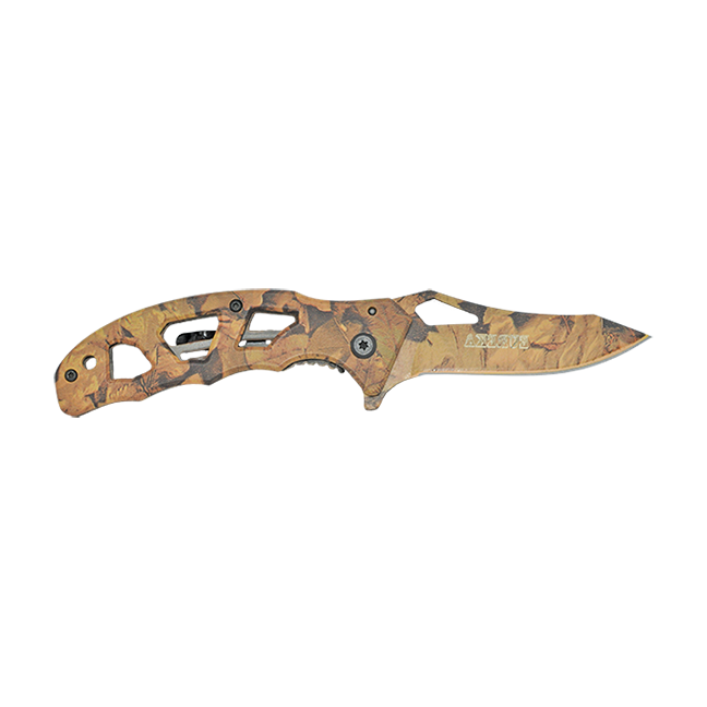 Eureka Utah Hunting Pocket Knife with Sheath - Camo