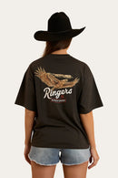 Ringers Western Women's Eureka Oversized T-Shirt - Washed Black