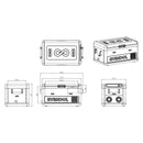 EvaKool Down Under Fridge Freezer (50L)