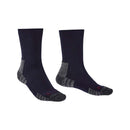 Bridgedale Men's Lightweight Merino Performance Hiking Socks (Large) - Navy/Grey