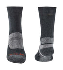 Bridgedale Men's Hike Midweight Merin0 Performance Hiking Socks (Large) - Gunmetal Grey