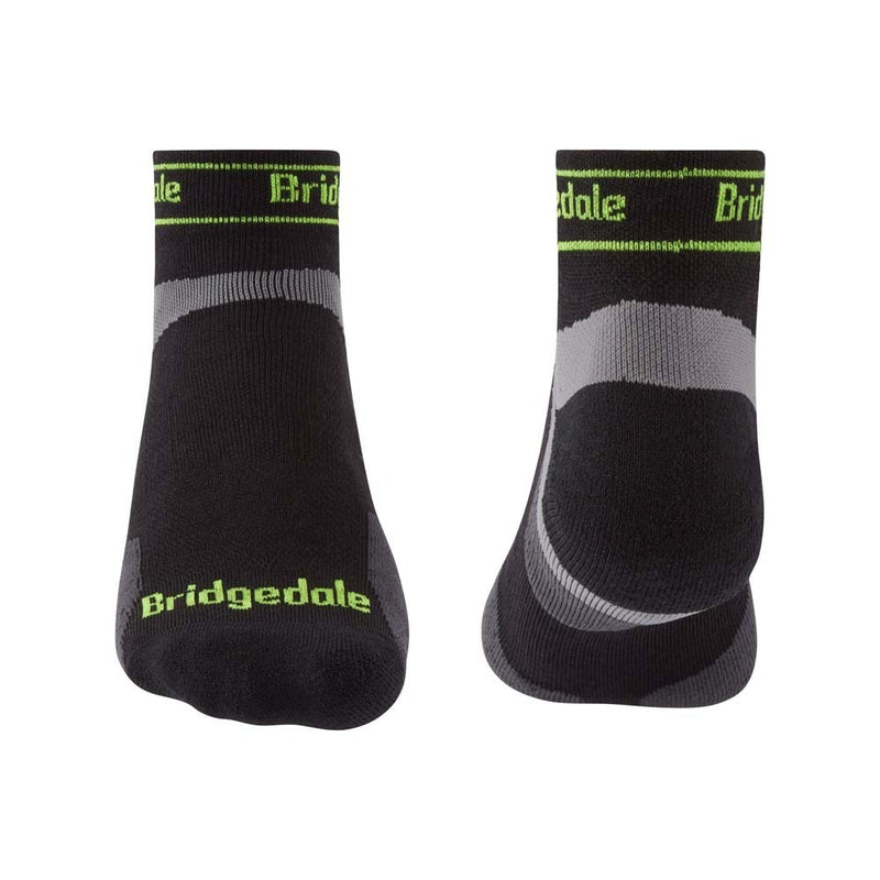 Bridgedale Mens Ultralight T2 Merino Sport Low Running Socks - Black (Size Large)