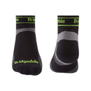 Bridgedale Men's Ultralight T2 Merino Sport Low Running Socks (X-Large) - Black