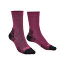 Bridgedale Women's Lightweight Performance Hiking Socks (Small) - Berry