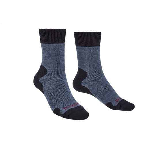 Bridgedale Women's Expedition Heavyweight Merino Comfort Socks (Small) - Storm