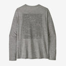 Patagonia Men’s Long-Sleeved Capilene® Cool Daily Shirt with Strataspire Logo - Feather Grey