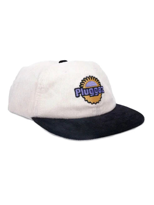 Pluggas Cap Cord Hat - White/Black
