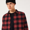 Oakley Bear Cozy Flannelette Shirt - Rosewood/Black