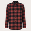 Oakley Bear Cozy Flannelette Shirt - Rosewood/Black