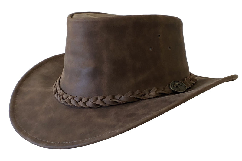 Barmah Hats Bushie Fullgrain - Vintage (Large)