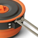 Sea To Summit Frontier Ultralight Collapsible Pot (1L) - Orange/Grey