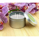 Dragonfly 3-Wick Sandalwood Citronella 14cm Wax Candle in Tin (2 Pack)