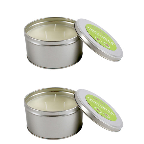 Dragonfly 3-Wick Sandalwood Citronella 14cm Wax Candle in Tin (2 Pack)
