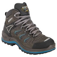 Grisport Men's Flinders Mid Waterproof Hiking Boot - Grey/Black/Blue (Size 8.5)