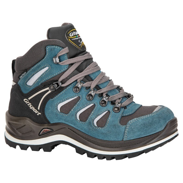Grisport Women's Flinders Mid Waterproof Hiking Boot - Blue/Black/Grey (Size 6)