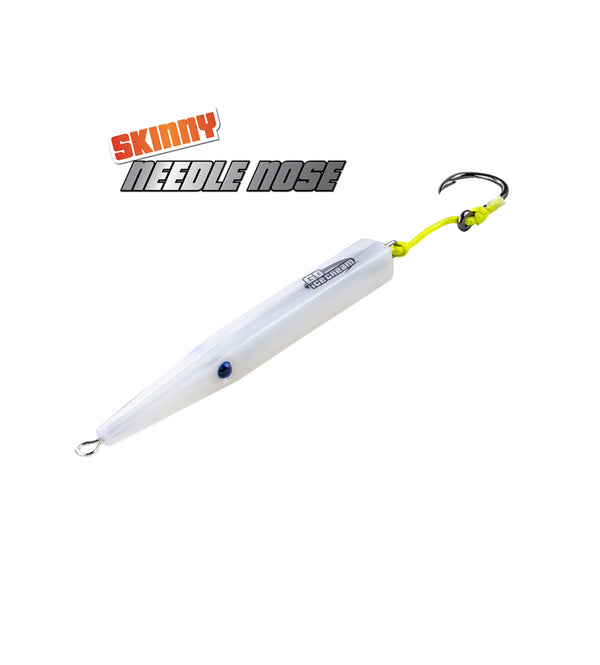GT Ice Cream Skinny Needle Nose Lure (1oz) - Pearl White