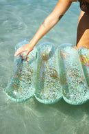 Good Vibes Inflatable Pool/Beach Floating Lilo Bed