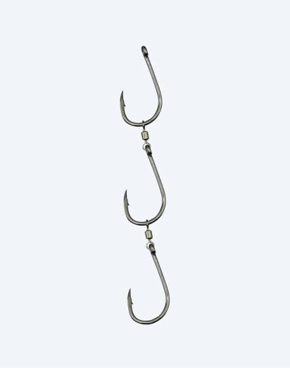 BKK HD Pre-made Ganged Hooks (8/0) - 3 Pieces