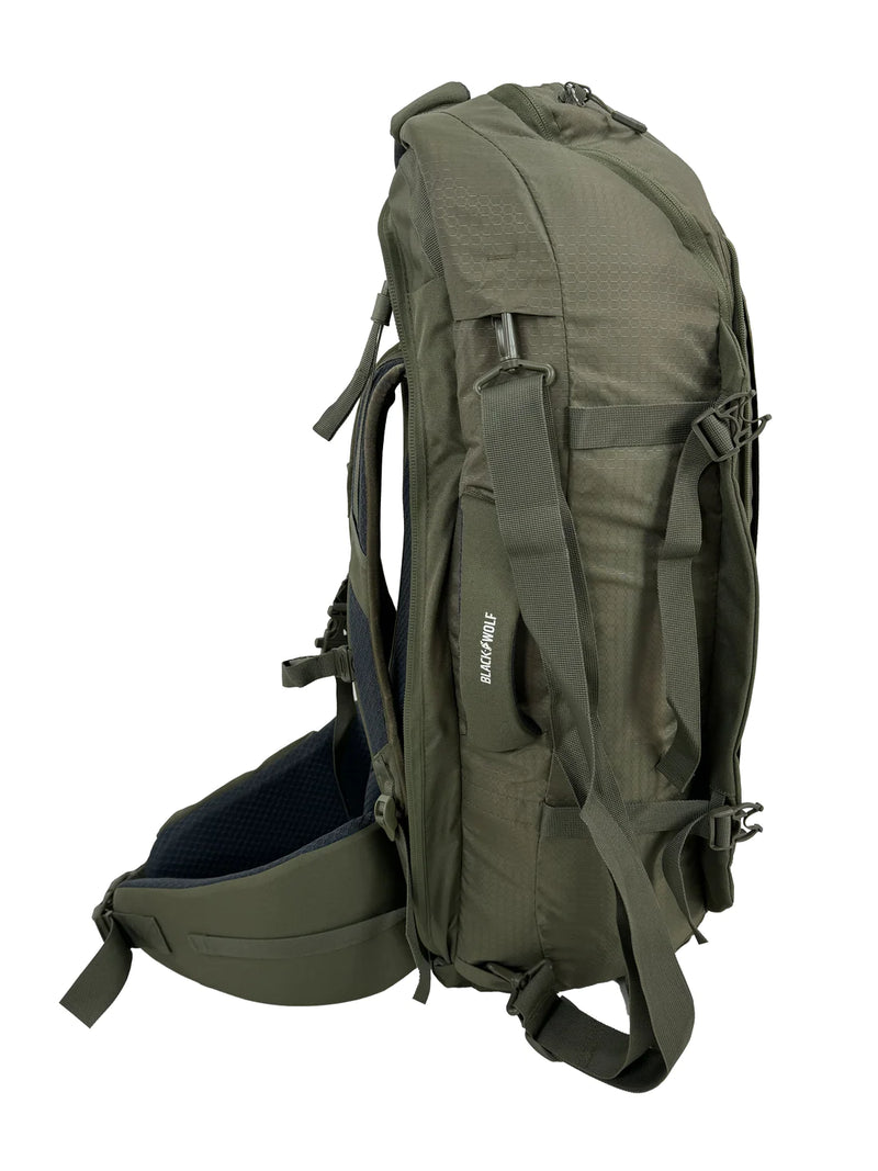 BlackWolf Grand Teton II 75 Travel Backpack - Moss Green