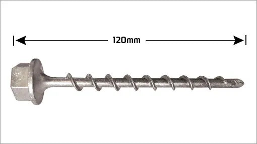 Ground Dog Ground Puppy Drill/Screw Pegs with Protective Cap