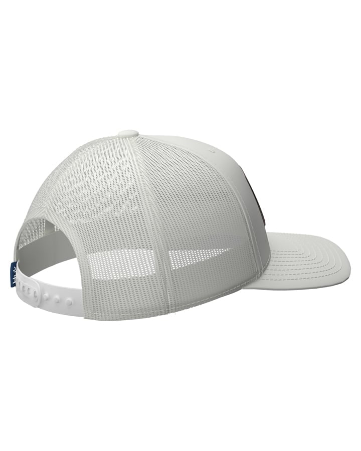 Huk Bold Patch Trucker Cap - White