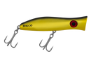 Halco Roosta Popper Lure 105 H51 Chrome Gold Black Back