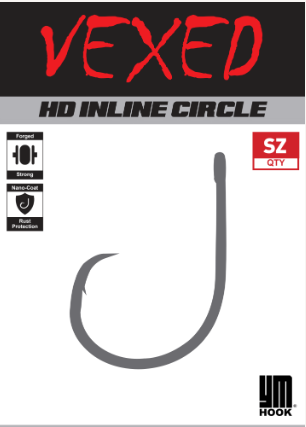 Vexed YM Inline Circle Hooks (Assorted Sizes)