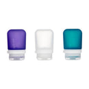 Humangear GoToob+ Travel Bottles (Small/53ml) - Clear, Purple &amp; Teal (3 Pack)