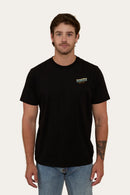 Ringers Western Mens Buckin Barra Loose Fit T-Shirt - Black