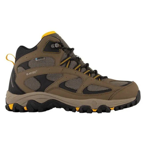 Hi-Tec Lima Sports II Mid Waterproof Hiking Boots - Taupe/Dune/Gold (Size 12)