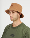 XTM Performance Sundew Hemp-Cotton Bucket Hat - Woodsmoke