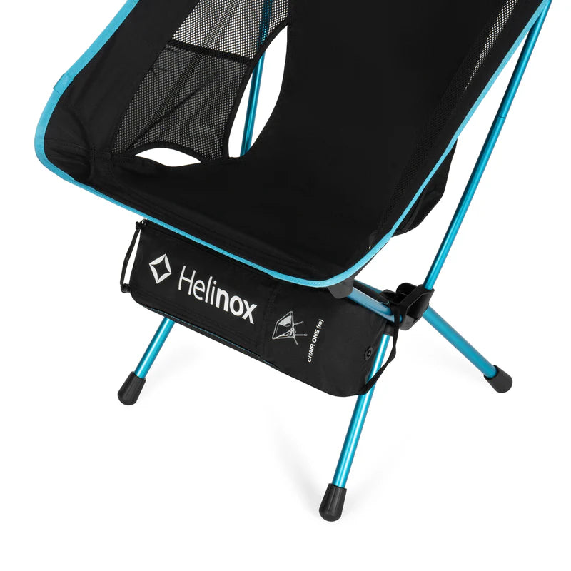 Helinox Chair One (RE) - Black with Cyan Frame