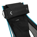 Helinox Chair One Highback (RE) - Black with Cyan Frame
