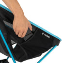 Helinox Chair One Highback (RE) - Black with Cyan Frame