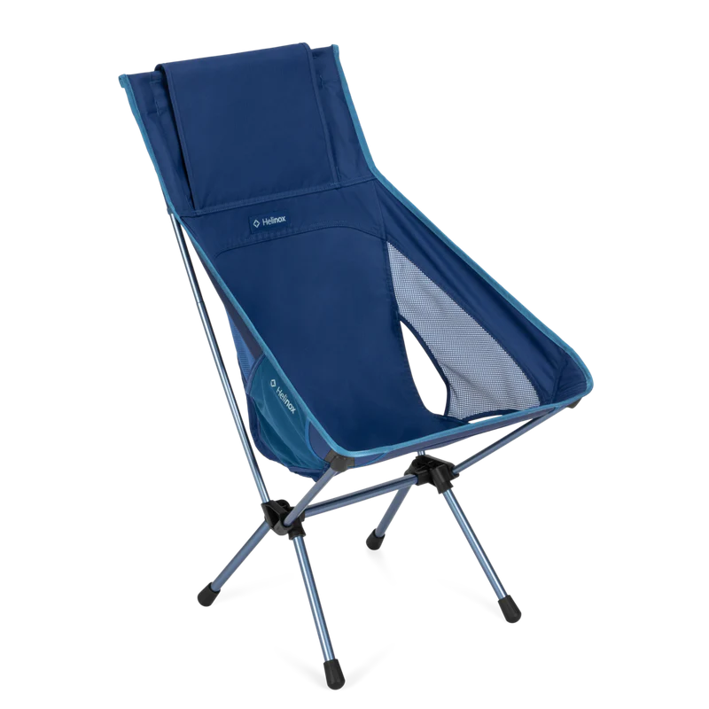 Helinox Chair One Highback (RE) - Blue Block with Navy Blue Frame