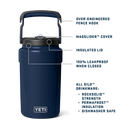 Yeti Half Gallon (1.9L) Jug with Magslider Straw Cap - White