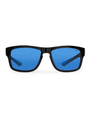 Liive Vision Harry Kids Sunglasses - Black Frame with Blue Mirror Lens