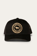 Ringers Western Signature Bull Kids Trucker Cap - Black/Gold