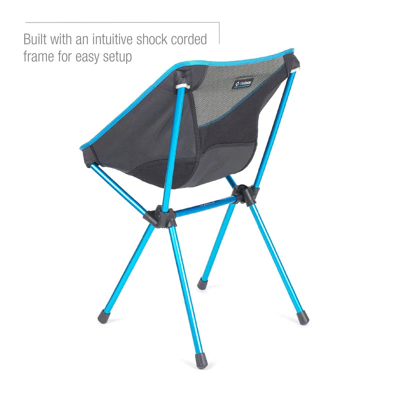 Helinox Cafe Chair - Black with Syan Frame