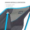 Helinox Cafe Chair - Black with Syan Frame