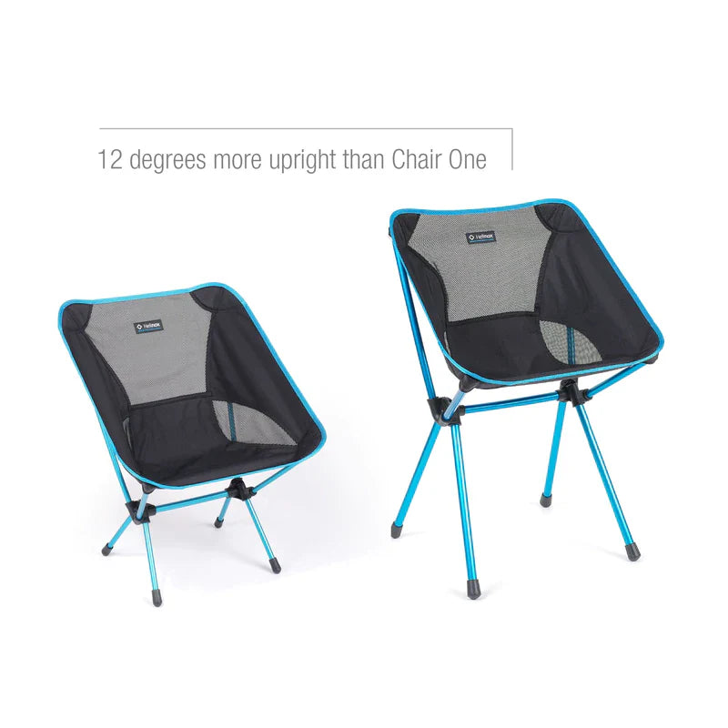 Helinox Cafe Chair - Black with Syan Frame