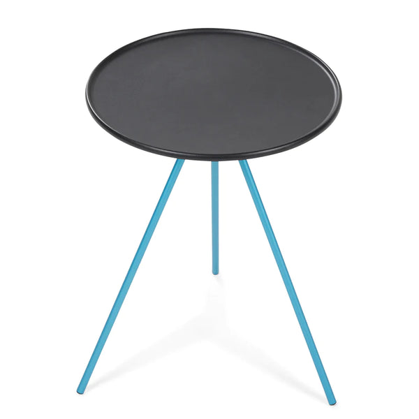 Helinox Side Table (Medium) - Black with Blue Legs