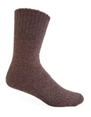 Bamboo Textiles Charcoal Hicker Socks - Maroon/Grey Marle (Size M4-6/W6-8)
