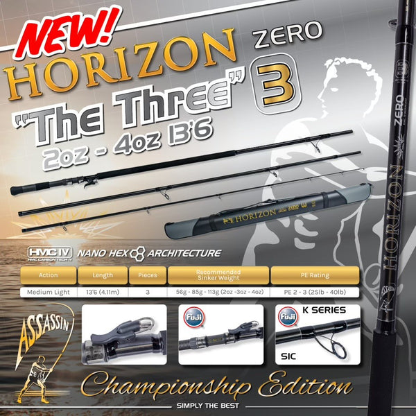 Assassin Horizon Championship Edition Rod AHZCE-136ML-PS Pearl Silver #3