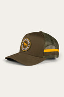 Ringers Western McCoy Trucker Cap - Army/Orange