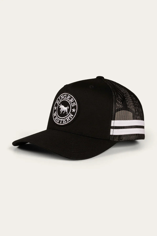 Ringers Western McCoy Trucker Cap - Black/White
