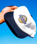 Pluggas Cap Cord Hat - White/Black