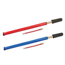 Fit Equip Bicycle Pump with Connector - Blue or Red (Colour Selected at Random)