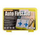 Aid + Plus On-The-Road Auto First Aid Kit (61 Pieces)