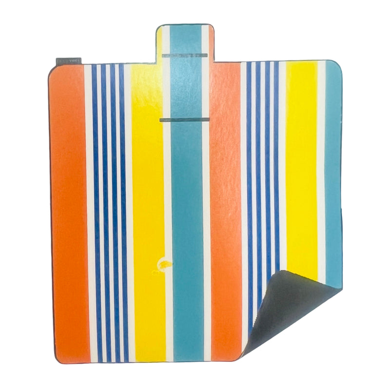 Good Vibes Stripe Picnic Rug